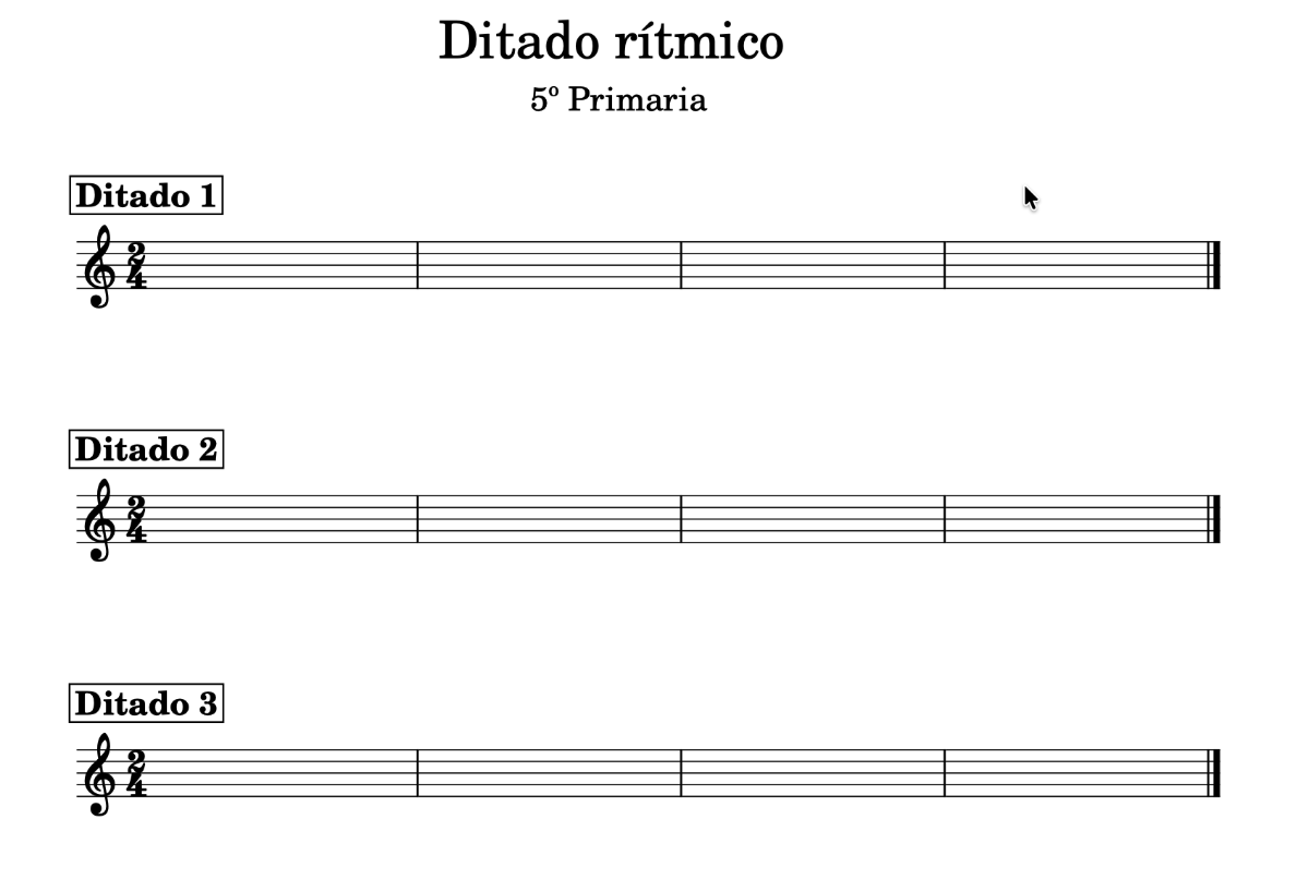 Accede ao PDF Ditado rítmico. Abre nunha nova xanela PDF Ditado rítmico