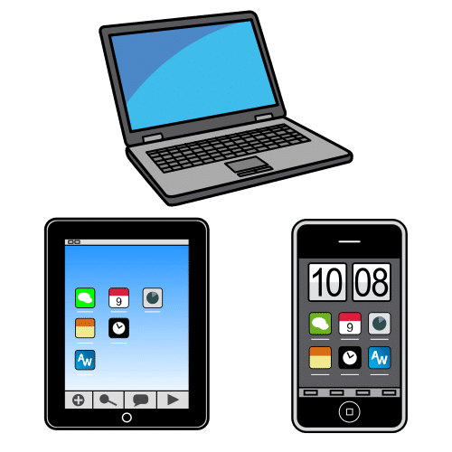 Varios dispositivos Pictograma de Arasaac