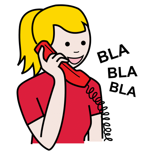 hablar por teléfono