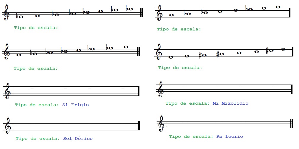 reforzo escalas modais
