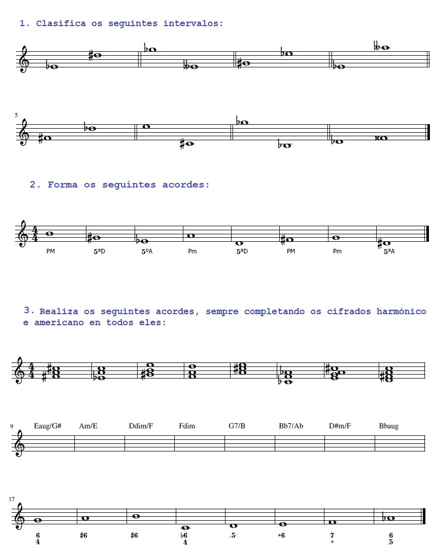 intervalos e acordes