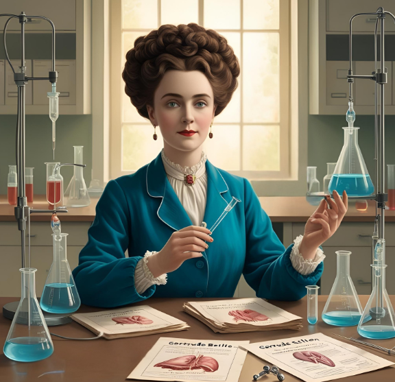 Icono da científica Gertrude Belle Elion