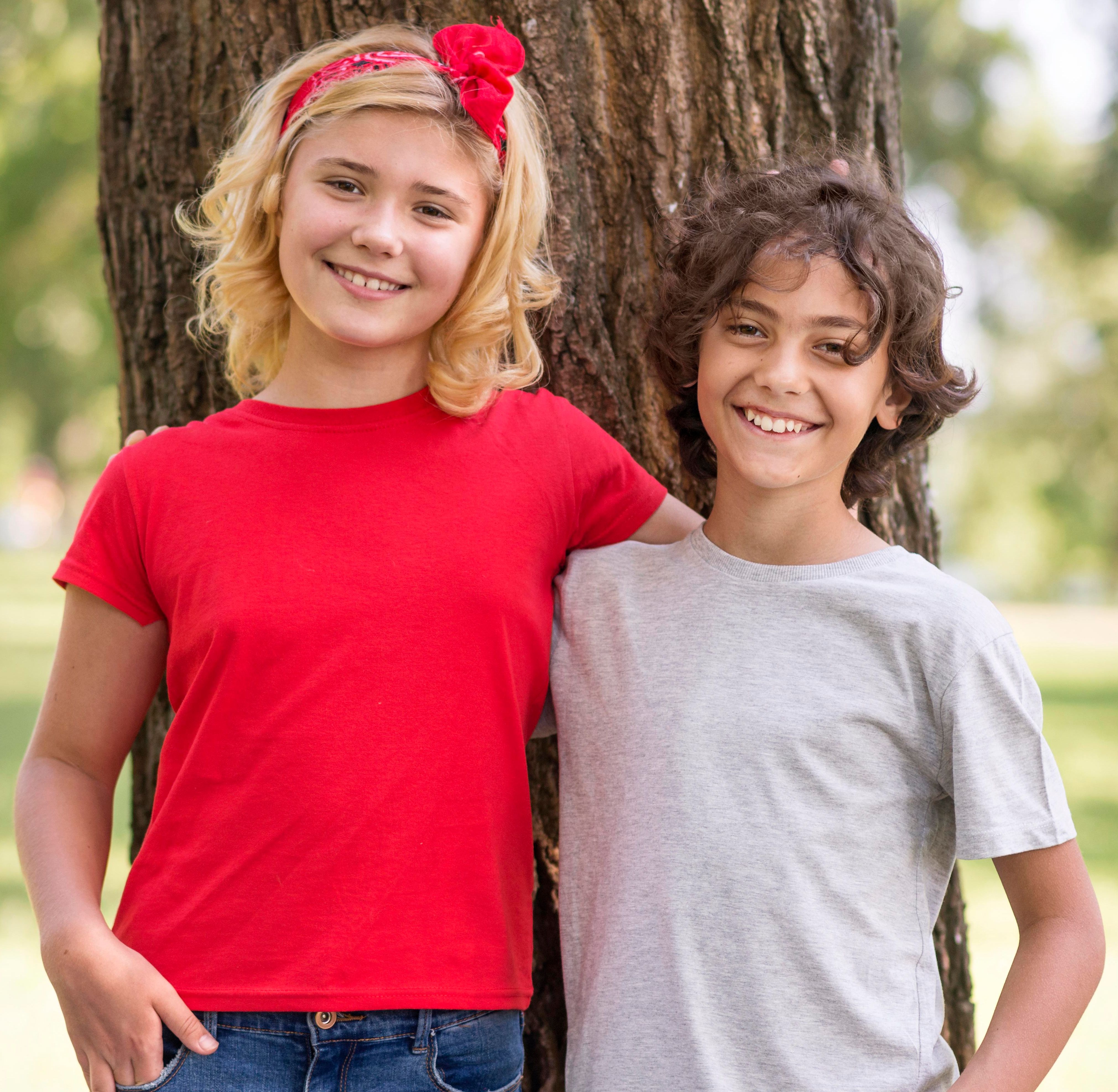 Two children together.