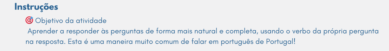 Instruções