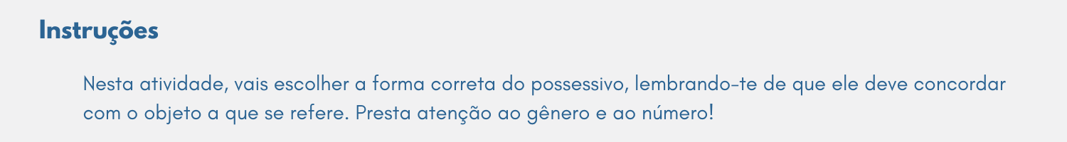 Instruções