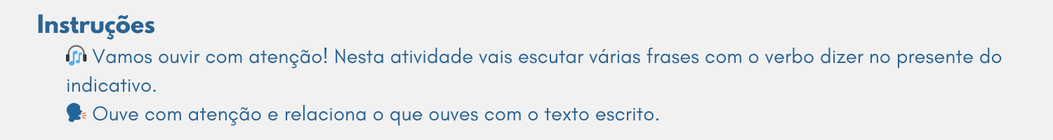 Instruções