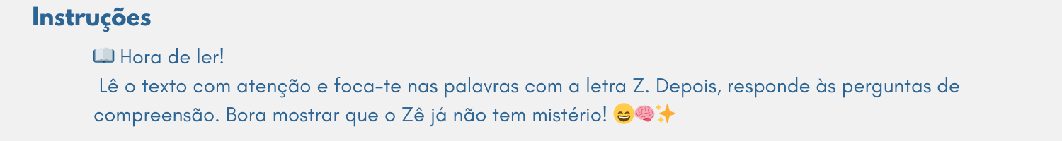 Instruções