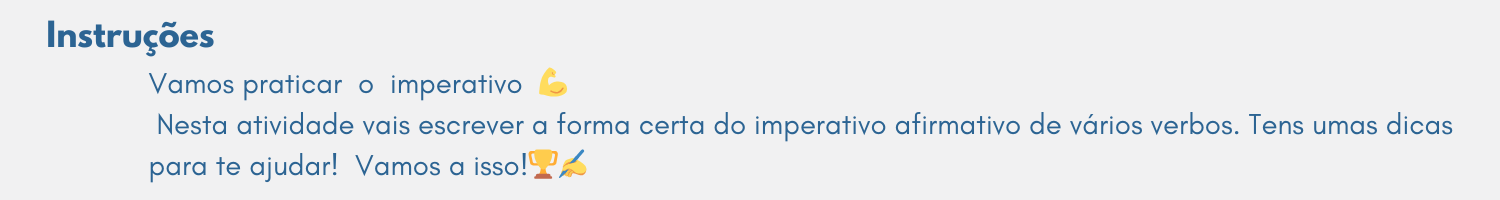 Instruções