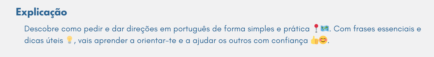 Instruções