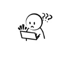 Imagen que muestra a un dibujo de una persona, con símbolos de interrogación encima de la cabeza, mirando un portátil. Dibujo de estilo simple y caricaturesco.