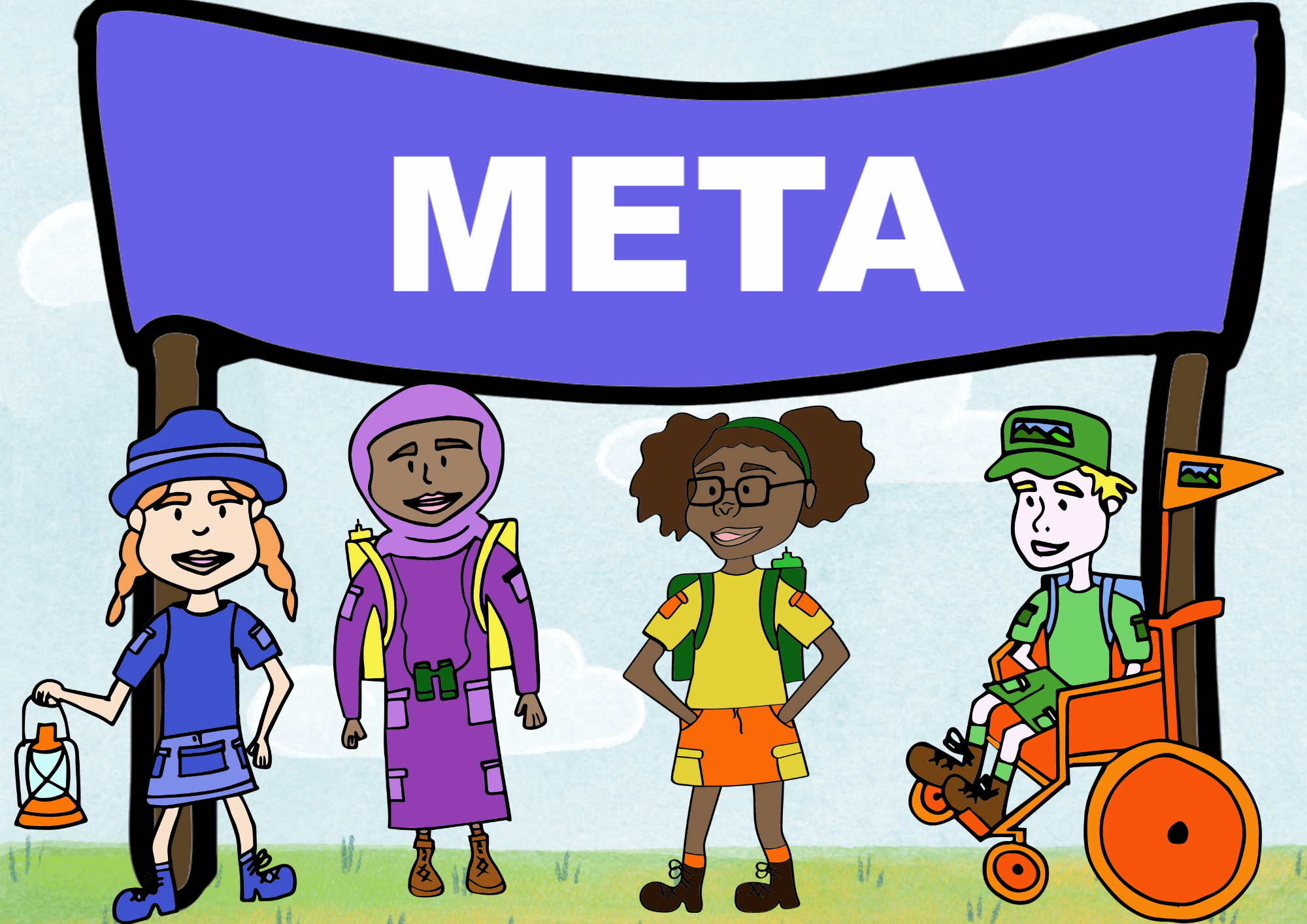 Meta Imagen de las personas guardianas de palabras alcanzando la meta