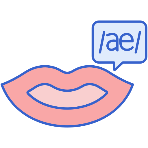 Labios de los que sale cómo se pronuncia una palabra