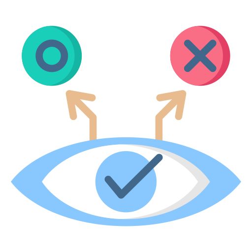 Ojo con dos puntos de vista