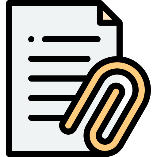 Documento con un clip