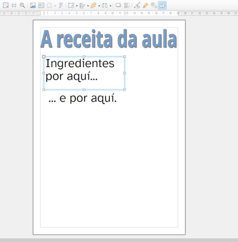 Como escribir en cadro de texto