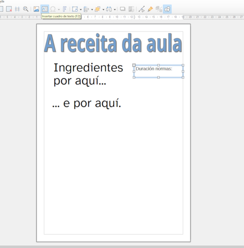 Onde colocar a duración das normas