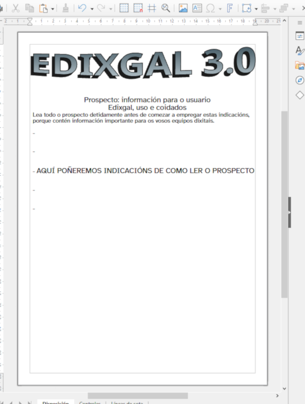 Inserir instrucións
