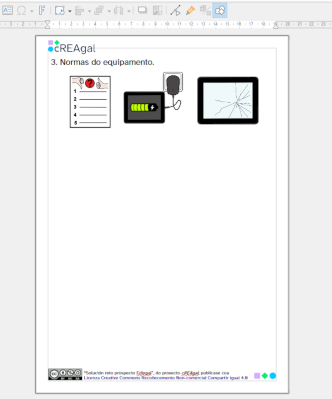 Normas do equipamento