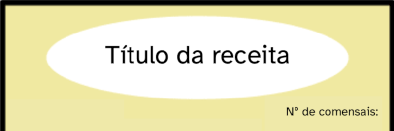 Pictograma do título dunha receita