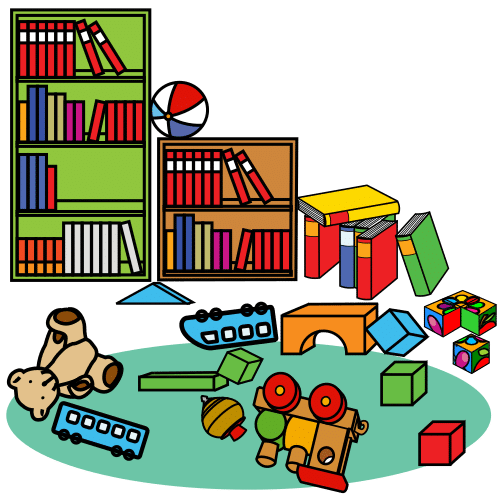 Pictograma que representa un gran desorde