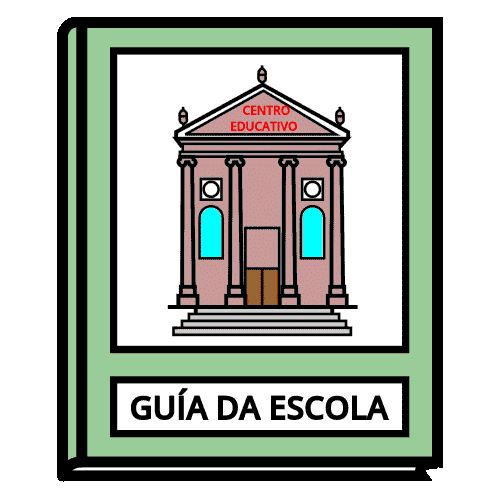 Pictograma dunha guía da escola