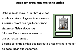 Quen ten unha guía ten unha amiga