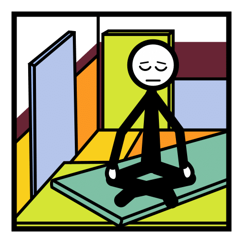 Pictograma calma na aula