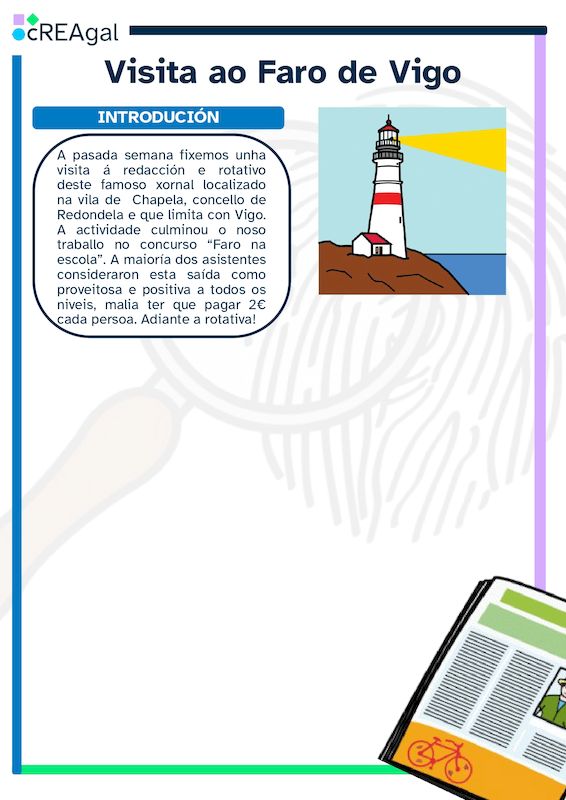 Imaxe da introdución dun texto de opinión