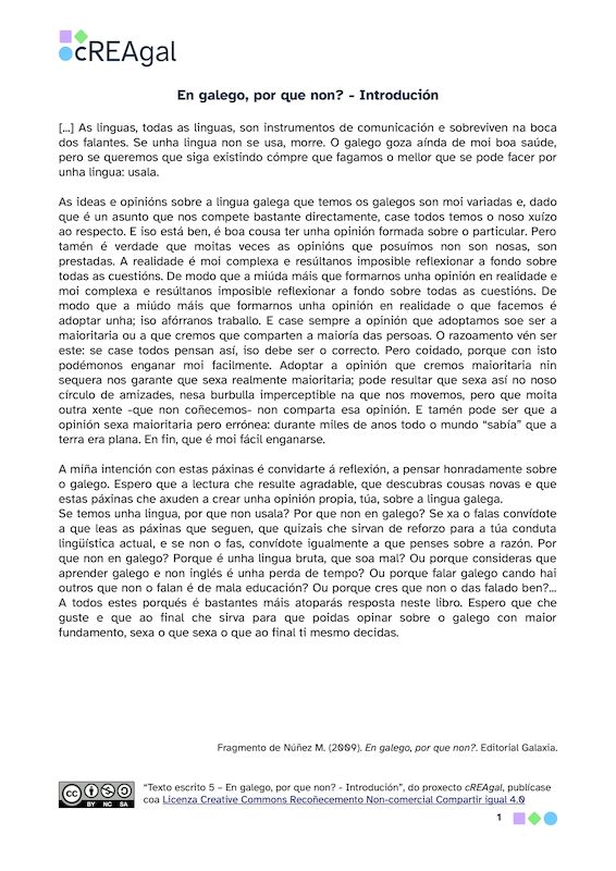 Texto 2 - En galego por que non?