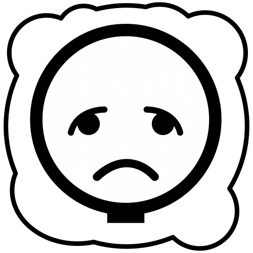 Pictograma de tristeza