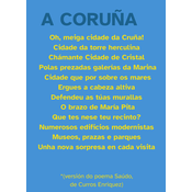 Adaptouse un anaco do poema.