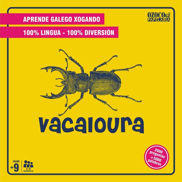 Imaxe que amosa a caixa do xogo Vacaloura