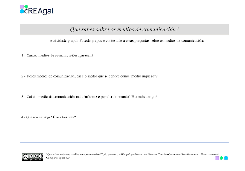 Que sabes sobre os medios?