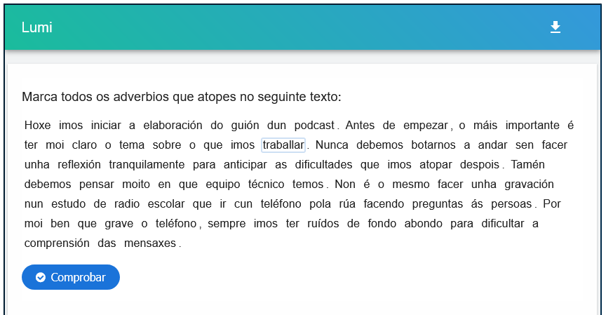 Pictograma da actividade Adverbios