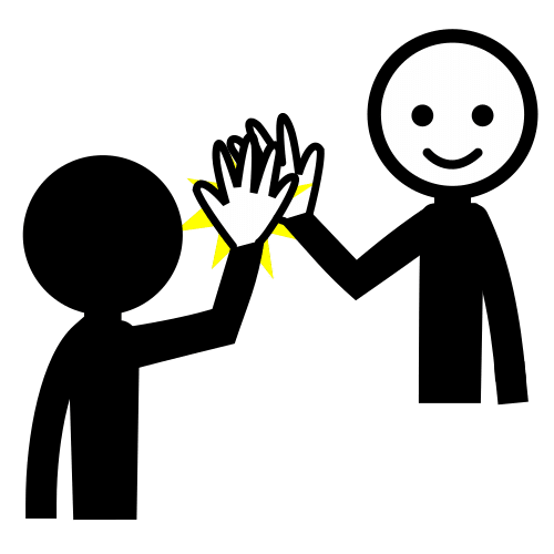 Pictograma dun saúdo