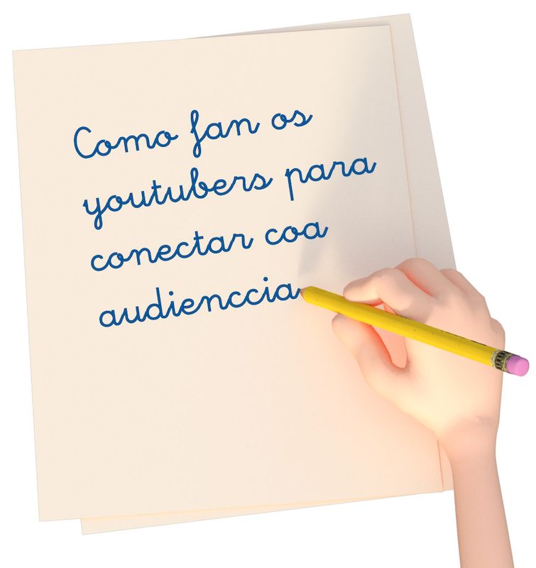 Como fan os youtubers para conectar coa audiencia