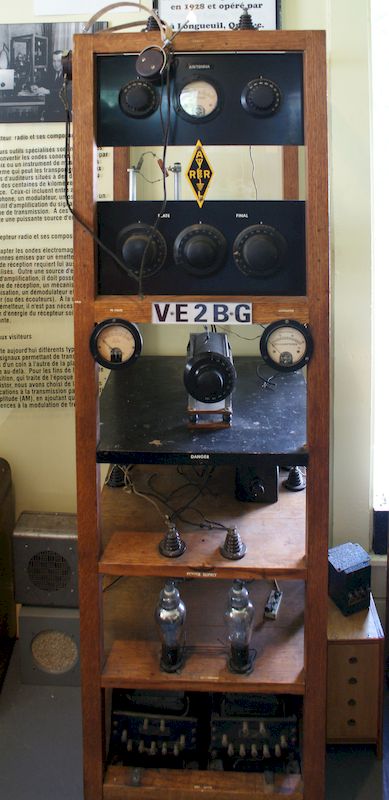 Primeira emisora de radio de utilizado por Reginald Fessenden para transmisións de primeira voz e música.