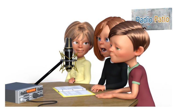 Nenos nun estudo de radio