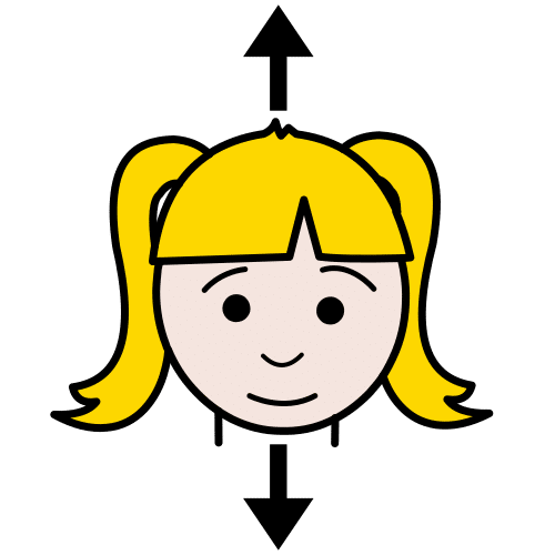 Pictograma do adverbio de afirmación si