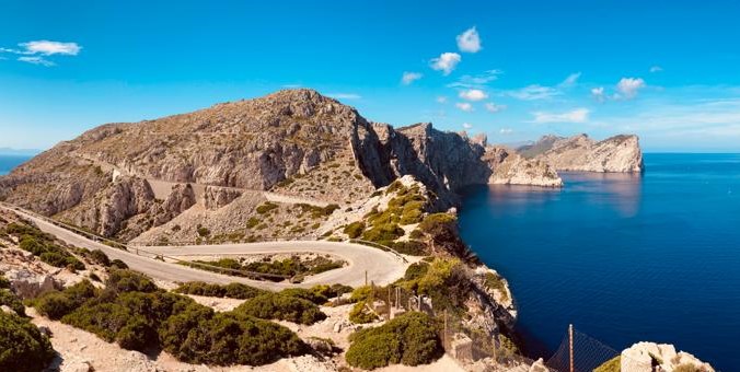 Vista de unos acantilados