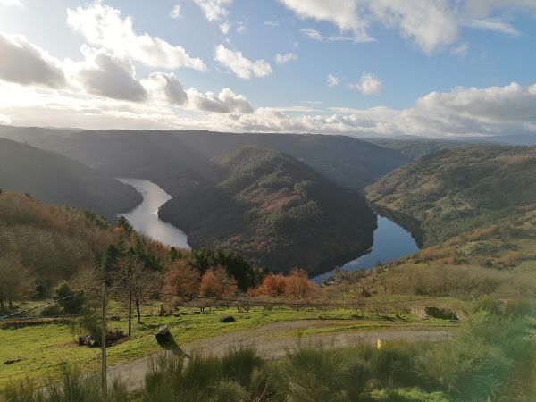 Meandro de O Cabo do Mundo en el río Miño