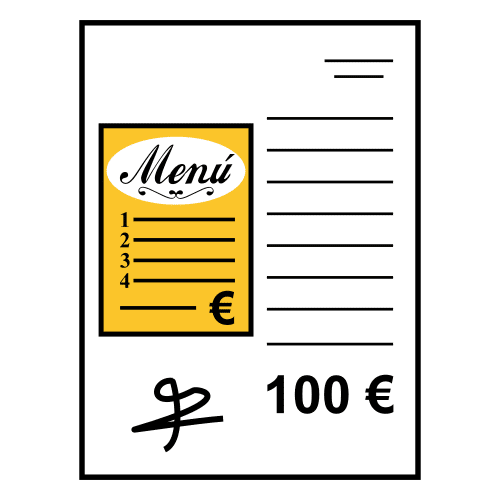 Factura menú