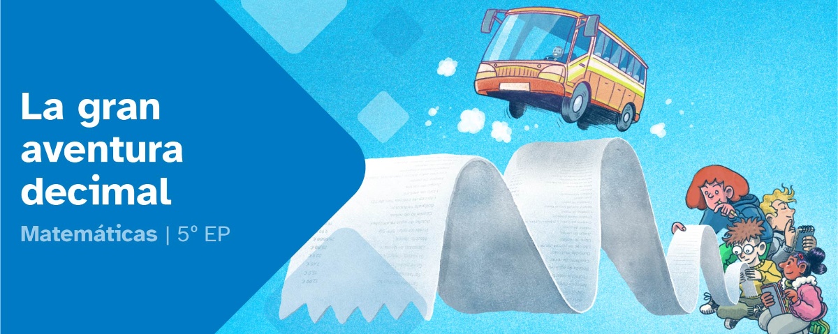 Portada del Recurso la gran aventura decimal 5º E.P.