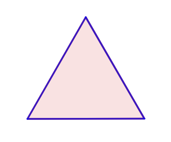 Triángulo equilátero (cREAgal) Triángulo equilatero