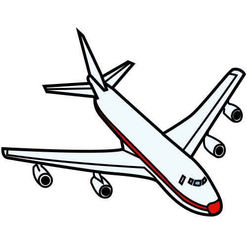 Pictograma que representa un avión