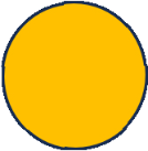 Dibujo que representa un sol