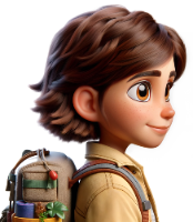 Exploradora de perfil