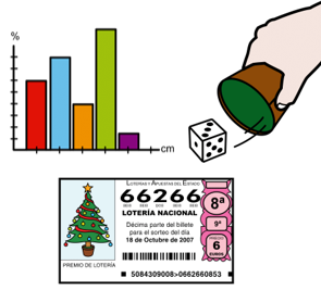 Conjunto de pictogramas juegos de azar