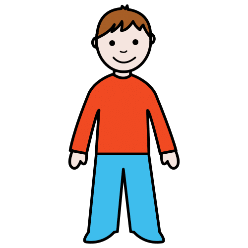 Pictograma que representa un niño