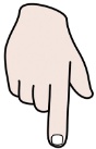 Mano con dedo señalando algo